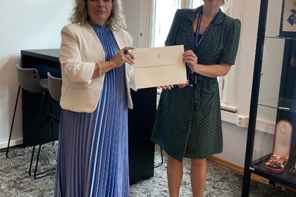 Посланик Десислава Иванова връчи копия на акредитивните си писма в МВнР на Кралство Норвегия